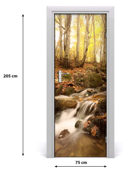 Fototapeta samolepiace na dvere zlatý jeseň 75x205 cm