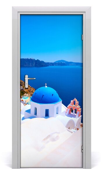 Fototapeta samolepiace na dvere Santorini Grécko 85x205 cm