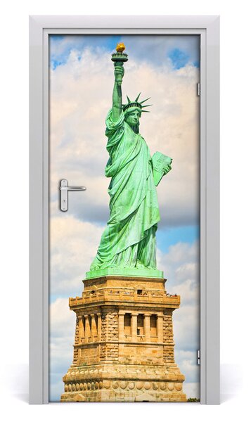 Fototapeta samolepiace na dvere socha Slobody 85x205 cm