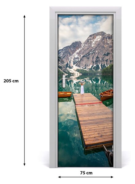 Fototapeta samolepiace na dvere hory 75x205 cm