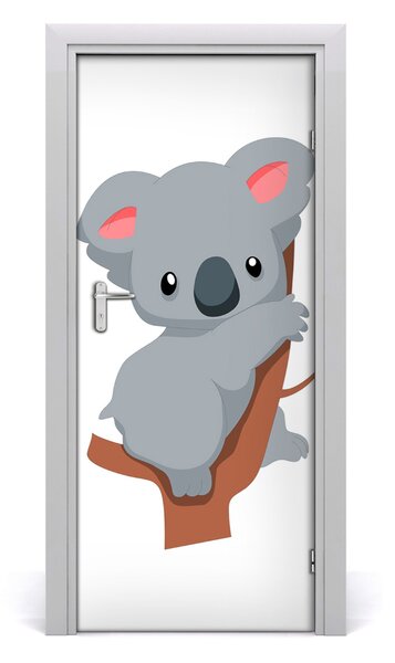 Samolepiace fototapety na dvere Panda na dreve 85x205 cm