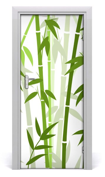 Samolepiace fototapety na dvere bambus 85x205 cm