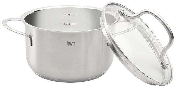 HRNIEC, ušľachtilá oceľ, 14/8,5 cm Homeware Profession. - Hrnce na varenie