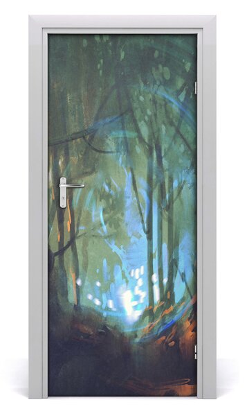 Samolepiace fototapety na dvere tajuplný les 85x205 cm