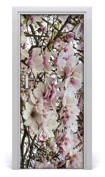 Fototapeta na dvere kvet magnólia 85x205 cm