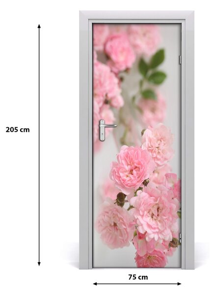 Fototapeta na dvere divoká ruža 75x205 cm
