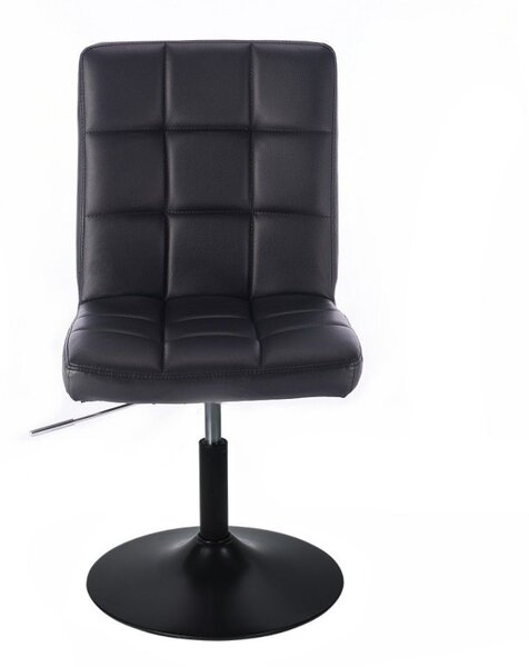 LuxuryForm DESIGN Stolička TOLEDO na čiernom tanieri - čierna