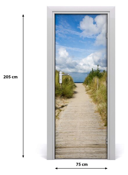 Fototapeta na dvere samolepiace Chodník na pláž 75x205 cm