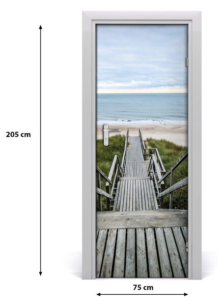 Fototapeta na dvere samolepiace Chodník na pláž 75x205 cm