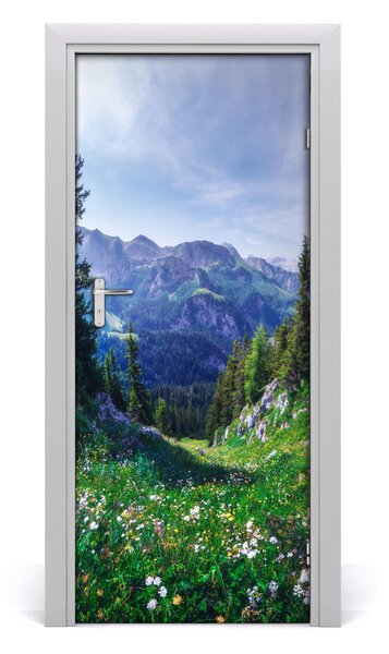 Fototapeta na dvere samolepiace Alpy 85x205 cm