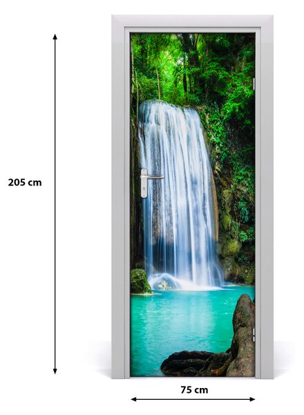 Fototapeta na dvere samolepiace vodopád 75x205 cm