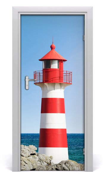 Fototapeta na dvere samolepiace morský maják 85x205 cm