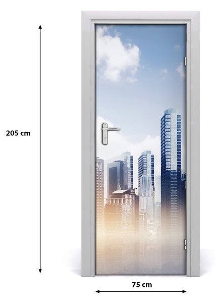Fototapeta na dvere samolepiace mrakodrap 75x205 cm