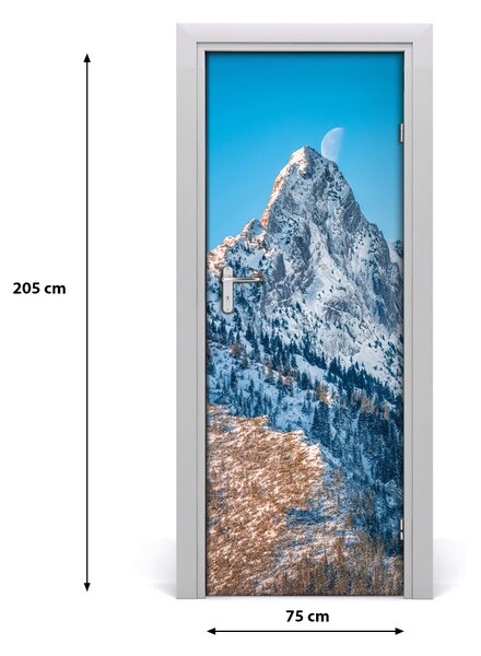 Fototapeta na dvere Giewont Tatry 75x205 cm