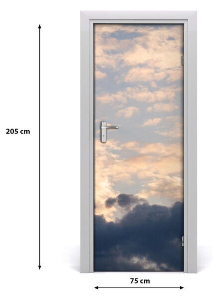 Fototapeta na dvere mraky na nebi 75x205 cm