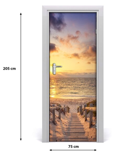 Fototapeta na dvere Chodník na pláž 75x205 cm