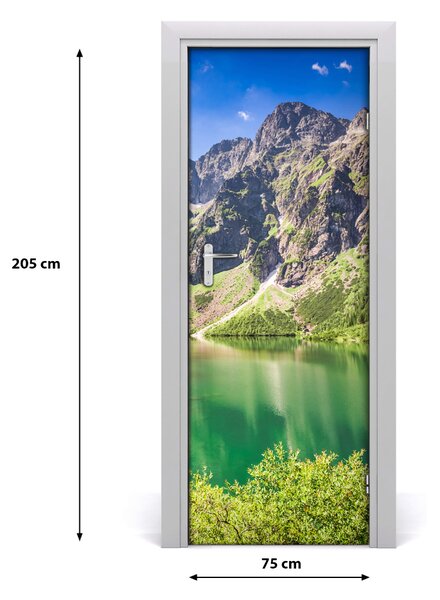 Fototapeta na dvere samolepiace Morské oko Tatry 75x205 cm