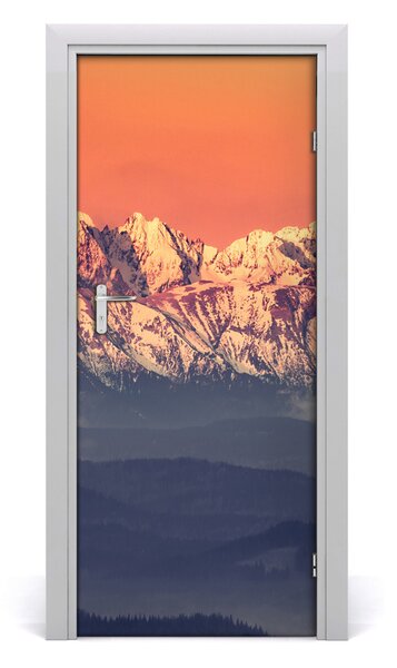 Fototapeta na dvere samolepiace Panorama Tatry 85x205 cm