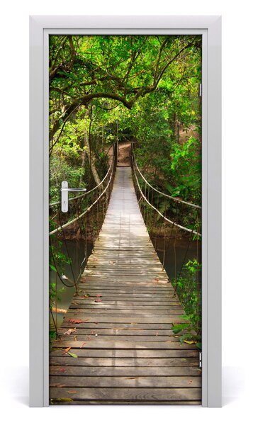Fototapeta na dvere visiaci most 85x205 cm