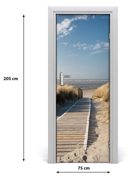Fototapeta na dvere Chodník na pláž 75x205 cm
