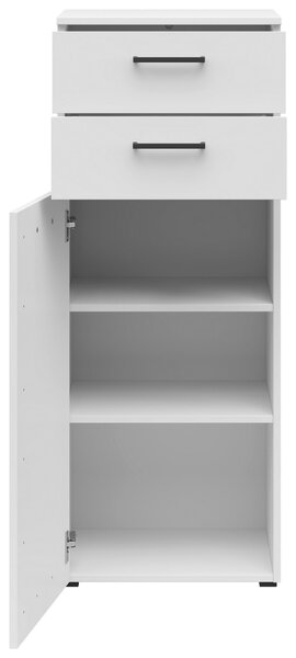 KOMODA, biela, 45/115/40 cm Carryhome - Komody