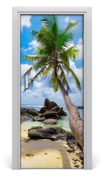 Fototapeta na dvere tropická pláž 85x205 cm
