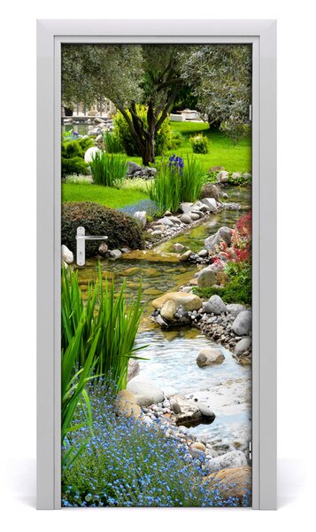 Fototapeta na dvere ázijská záhrada 85x205 cm