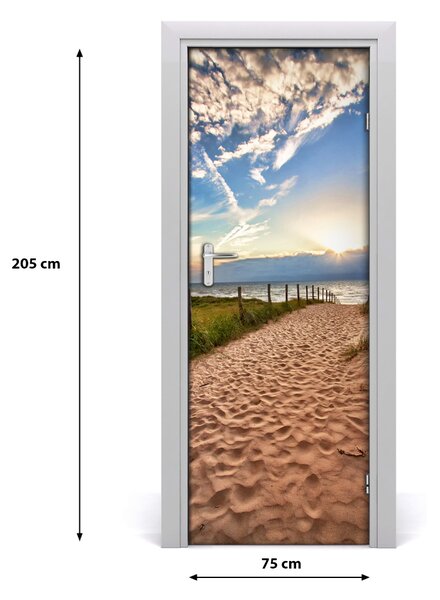 Fototapeta na dvere Chodník na pláž 75x205 cm