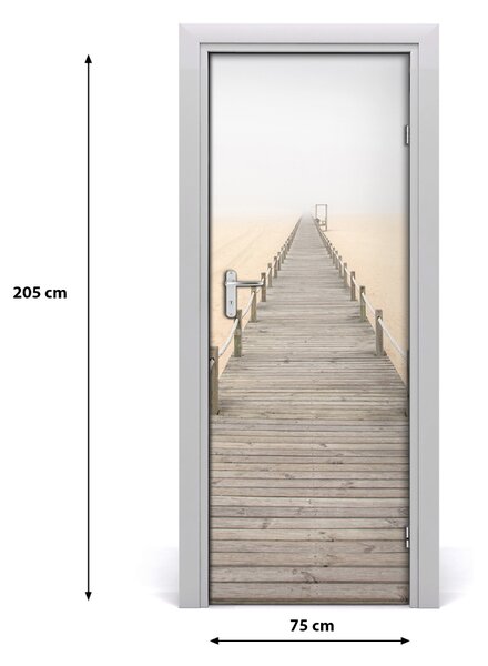 Fototapeta na dvere stezska na pláži 75x205 cm