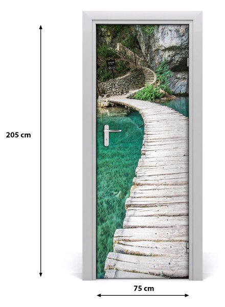 Fototapeta na dvere Plitvické jazero 75x205 cm