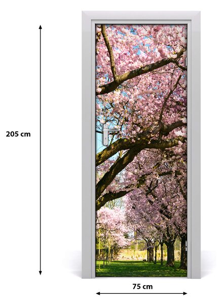 Fototapeta na dvere višne 75x205 cm