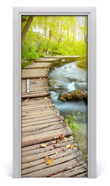 Fototapeta na dvere chodník v lese 85x205 cm