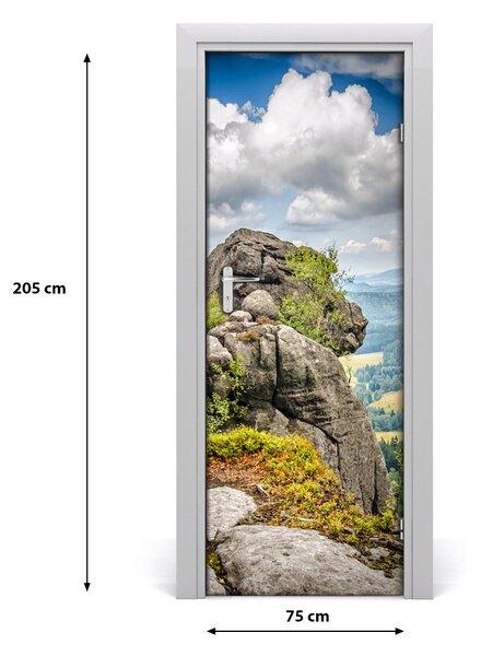 Fototapeta na dvere Szczeliniec Wielki 75x205 cm