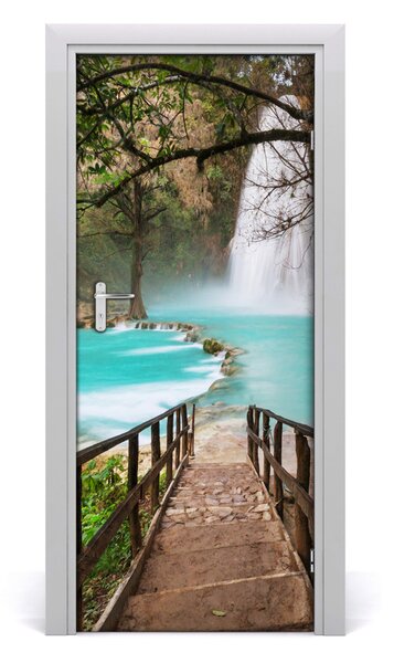 Fototapeta na dvere vodopád Mexiko 85x205 cm