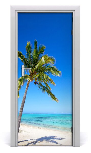 Fototapeta na dvere tropická pláž 85x205 cm