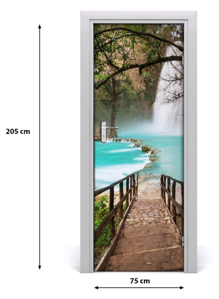 Fototapeta na dvere vodopád Mexiko 75x205 cm