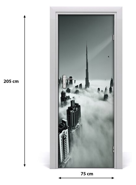 Fototapeta na dvere mrakodrap 75x205 cm