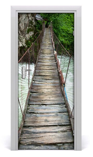 Fototapeta na dvere visiaci most 85x205 cm