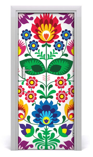 Samolepiace fototapety na dvere etnický vzor 85x205 cm