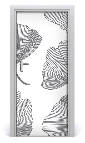 Samolepiace fototapety na dvere ginko 85x205 cm
