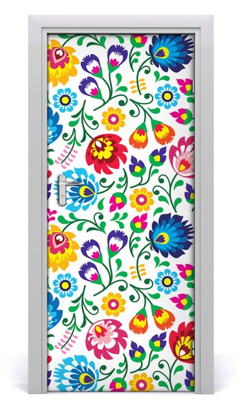 Samolepiace fototapety na dvere etnický vzor 85x205 cm