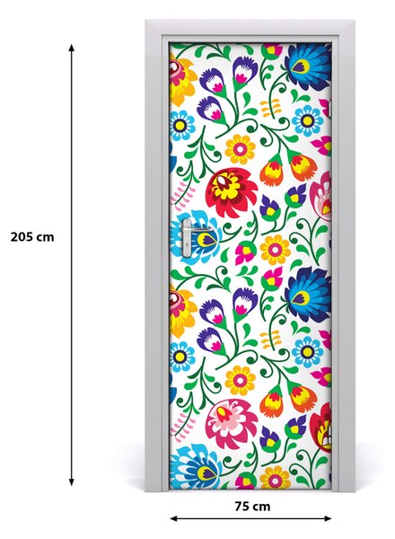 Samolepiace fototapety na dvere etnický vzor 75x205 cm