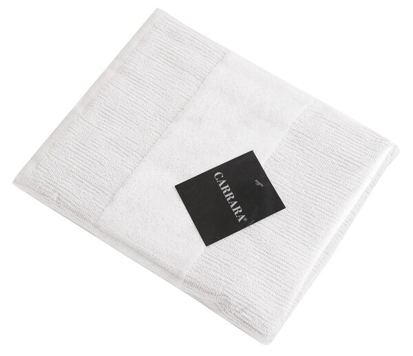 Sada uterákov CARRARA 1ks 60x100 cm a 1ks 40x55 cm 100% bavlna, biela