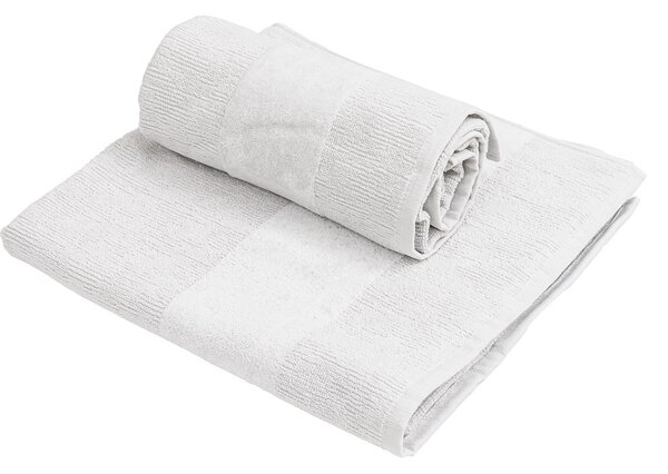 Sada uterákov CARRARA 1ks 60x100 cm a 1ks 40x55 cm 100% bavlna, biela