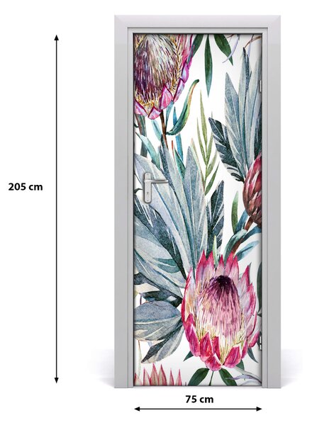 Samolepiace fototapety na dvere Protea 75x205 cm
