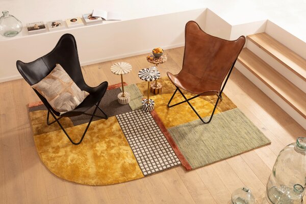 PRÍRUČNÝ STOLÍK, biela, zlatá Kare-Design - Stolíky do obývačky, Online Only