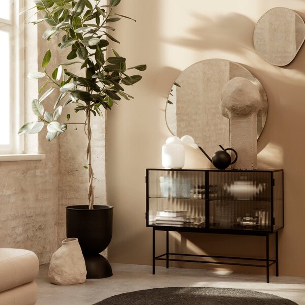 Zrkadlo Pond XL, Brass – Ferm Living