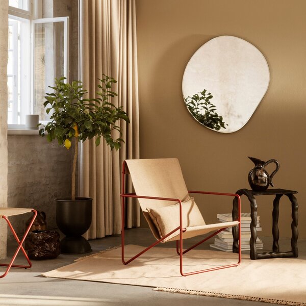 Zrkadlo Pond XL, Brass – Ferm Living