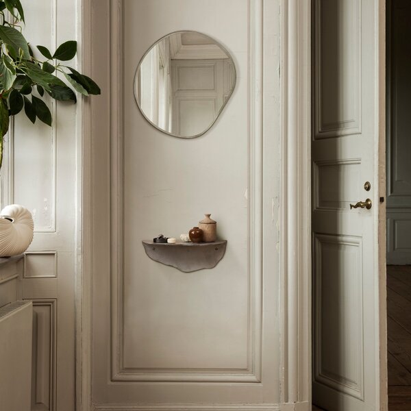 Zrkadlo Pond XL, Brass – Ferm Living