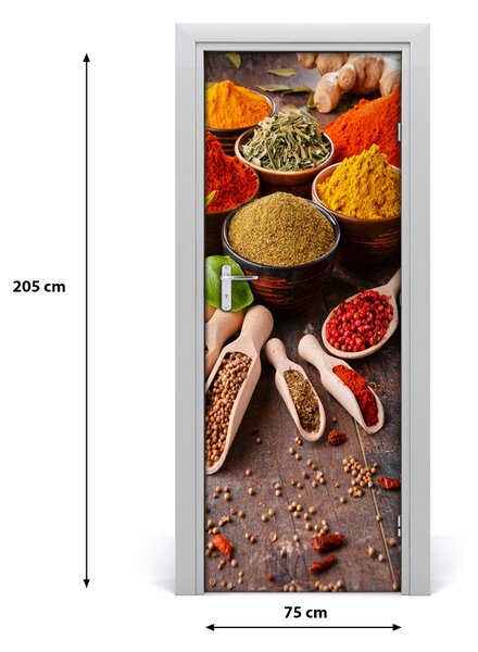 Fototapeta na dvere samolepiace korenie 75x205 cm